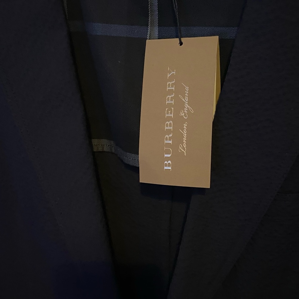 Burberry Navy Blazer NWT - Picture 6 of 10
